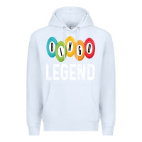 White funny bingo legend bingo balls game Premium Hoodie - linhVisuals