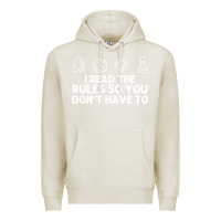 Oatmeal Heather funny board game lovers gamers players Premium Hoodie - linhVisuals