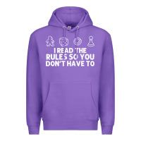Purple funny board game lovers gamers players Premium Hoodie - linhVisuals