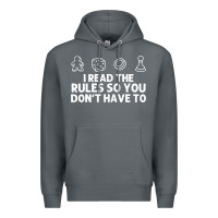 Rock funny board game lovers gamers players Premium Hoodie - linhVisuals
