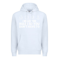 White funny board game lovers gamers players Premium Hoodie - linhVisuals