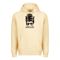 Pina Colada fire wife messy bun firefighter wife thin red line husband Premium Hoodie - linhVisuals