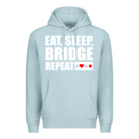Blue Mist funny bridge card game lover bridge Premium Hoodie - linhVisuals