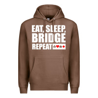 Chestnut funny bridge card game lover bridge Premium Hoodie - linhVisuals