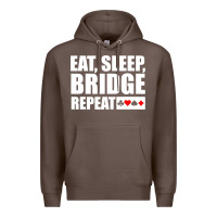 Coffee funny bridge card game lover bridge Premium Hoodie - linhVisuals