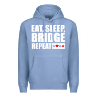 Colony Blue funny bridge card game lover bridge Premium Hoodie - linhVisuals