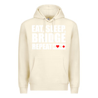 Sandshell funny bridge card game lover bridge Premium Hoodie - linhVisuals