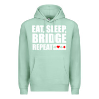 Seafoam funny bridge card game lover bridge Premium Hoodie - linhVisuals