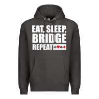 Smoke funny bridge card game lover bridge Premium Hoodie - linhVisuals