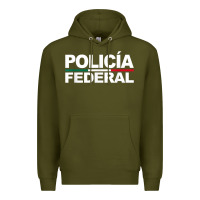 Army Green mexico policia federal mexican police law enforcement Premium Hoodie - linhVisuals