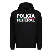 Black mexico policia federal mexican police law enforcement Premium Hoodie - linhVisuals