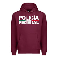 Burgundy mexico policia federal mexican police law enforcement Premium Hoodie - linhVisuals