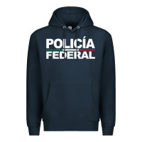 Navy mexico policia federal mexican police law enforcement Premium Hoodie - linhVisuals