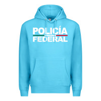 Ocean Blue mexico policia federal mexican police law enforcement Premium Hoodie - linhVisuals