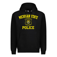 Black michigan state police Premium Hoodie - linhVisuals