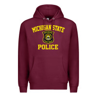 Burgundy michigan state police Premium Hoodie - linhVisuals