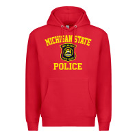 Red michigan state police Premium Hoodie - linhVisuals
