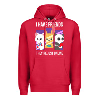 Cardinal i have friends they are just online Premium Hoodie - linhVisuals