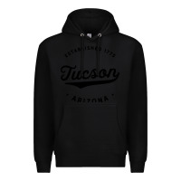 Black classic retro vintage tucson arizona 1775 usa gift sweatshirt Premium Hoodie - linhVisuals