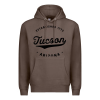 Coffee classic retro vintage tucson arizona 1775 usa gift sweatshirt Premium Hoodie - linhVisuals
