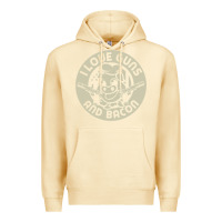 Pina Colada i love guns bacon pork pig funny gun Premium Hoodie - linhVisuals