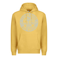 Antique Gold i love guns bacon pork pig funny gun Premium Hoodie - linhVisuals