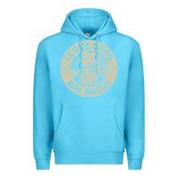 Ocean Blue i love guns bacon pork pig funny gun Premium Hoodie - linhVisuals