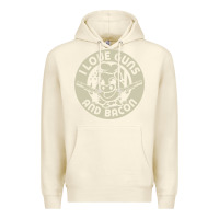 Sandshell i love guns bacon pork pig funny gun Premium Hoodie - linhVisuals