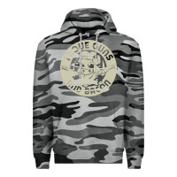 Slate Camo i love guns bacon pork pig funny gun Premium Hoodie - linhVisuals