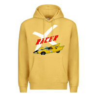 Antique Gold racer x Premium Hoodie - linhVisuals