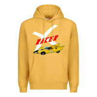 Mustard racer x Premium Hoodie - linhVisuals