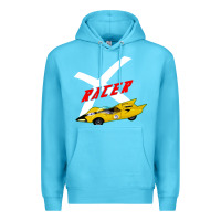 Ocean Blue racer x Premium Hoodie - linhVisuals
