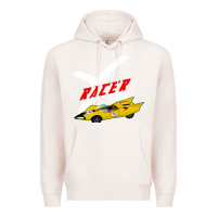 Pale Pink racer x Premium Hoodie - linhVisuals