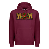 Burgundy christmas mom (1) Premium Hoodie - RanaPortraitStore