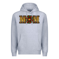 Heather Grey christmas mom (1) Premium Hoodie - RanaPortraitStore