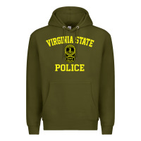 Army Green virginia state police Premium Hoodie - linhVisuals