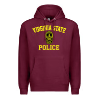 Burgundy virginia state police Premium Hoodie - linhVisuals