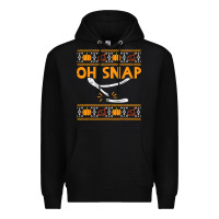 Black oh snap turkey wishbone funny ugly Premium Hoodie - linhVisuals