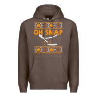 Coffee oh snap turkey wishbone funny ugly Premium Hoodie - linhVisuals