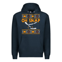 Navy oh snap turkey wishbone funny ugly Premium Hoodie - linhVisuals
