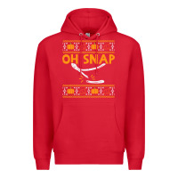 Red oh snap turkey wishbone funny ugly Premium Hoodie - linhVisuals