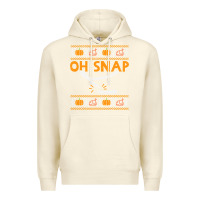 Sandshell oh snap turkey wishbone funny ugly Premium Hoodie - linhVisuals