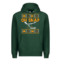 Sports Green oh snap turkey wishbone funny ugly Premium Hoodie - linhVisuals