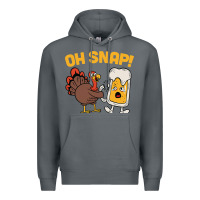 Rock oh snap thanksgiving cute turkey day Premium Hoodie - linhVisuals