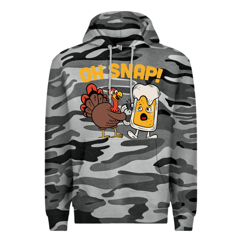 Oh Snap Thanksgiving Cute Turkey Day Premium Hoodie by linhVisuals | Teevron