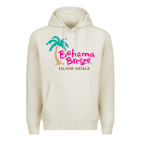 Oatmeal Heather bahama breeze Premium Hoodie - linhVisuals