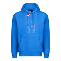 True Royal santa giraffe christmas color led Premium Hoodie - linhVisuals