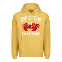 Antique Gold don't bother me i'm crabby Premium Hoodie - linhVisuals