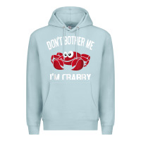 Blue Mist don't bother me i'm crabby Premium Hoodie - linhVisuals