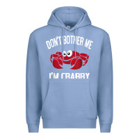 Colony Blue don't bother me i'm crabby Premium Hoodie - linhVisuals